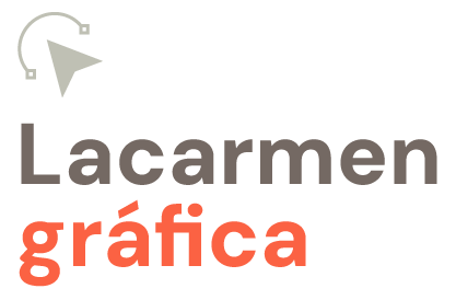 Logo vertical de Lacarmengráfica